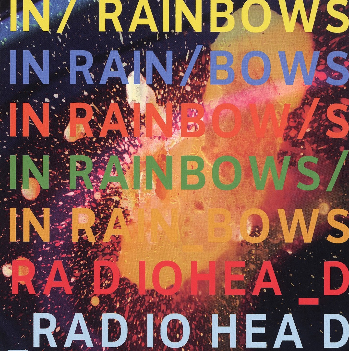 The cover of In Rainbows